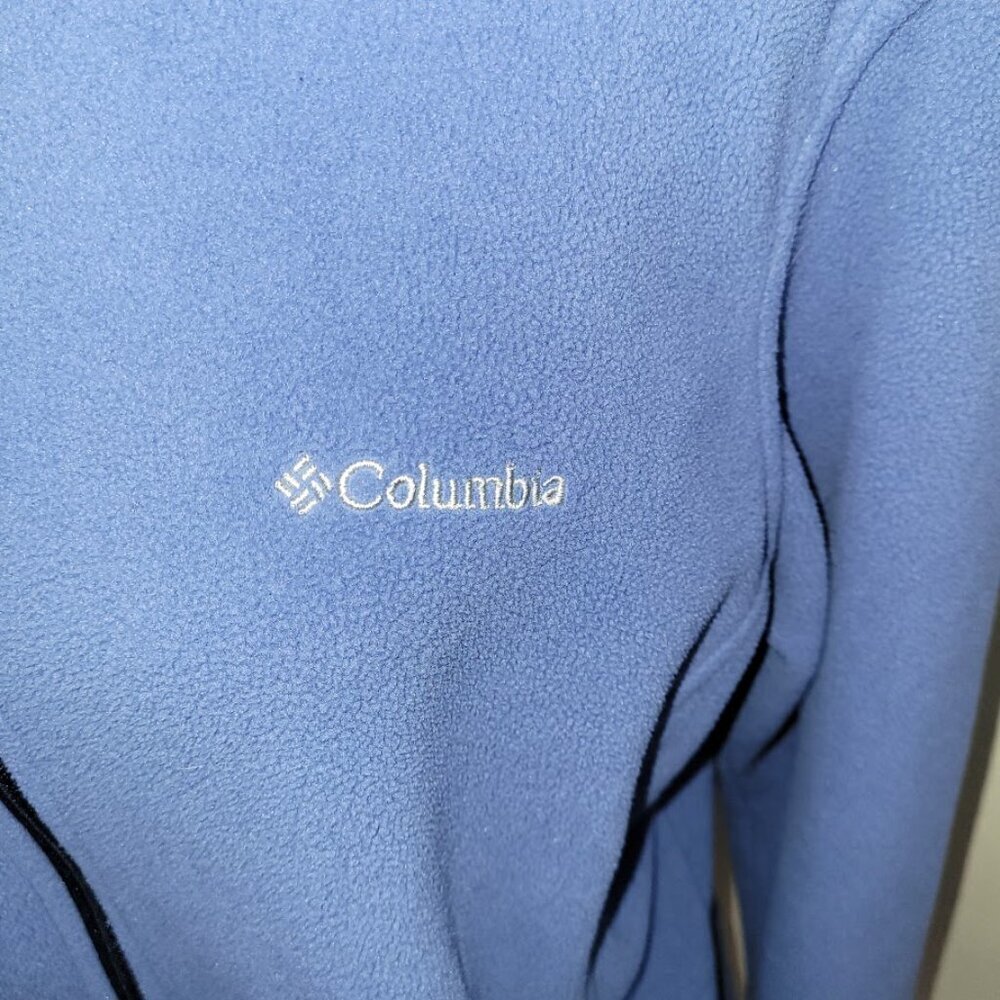Columbia Sportswear Full Zip Fleece Jacket Long Sleeves Blue Women's Size XL - Picture 4 of 15